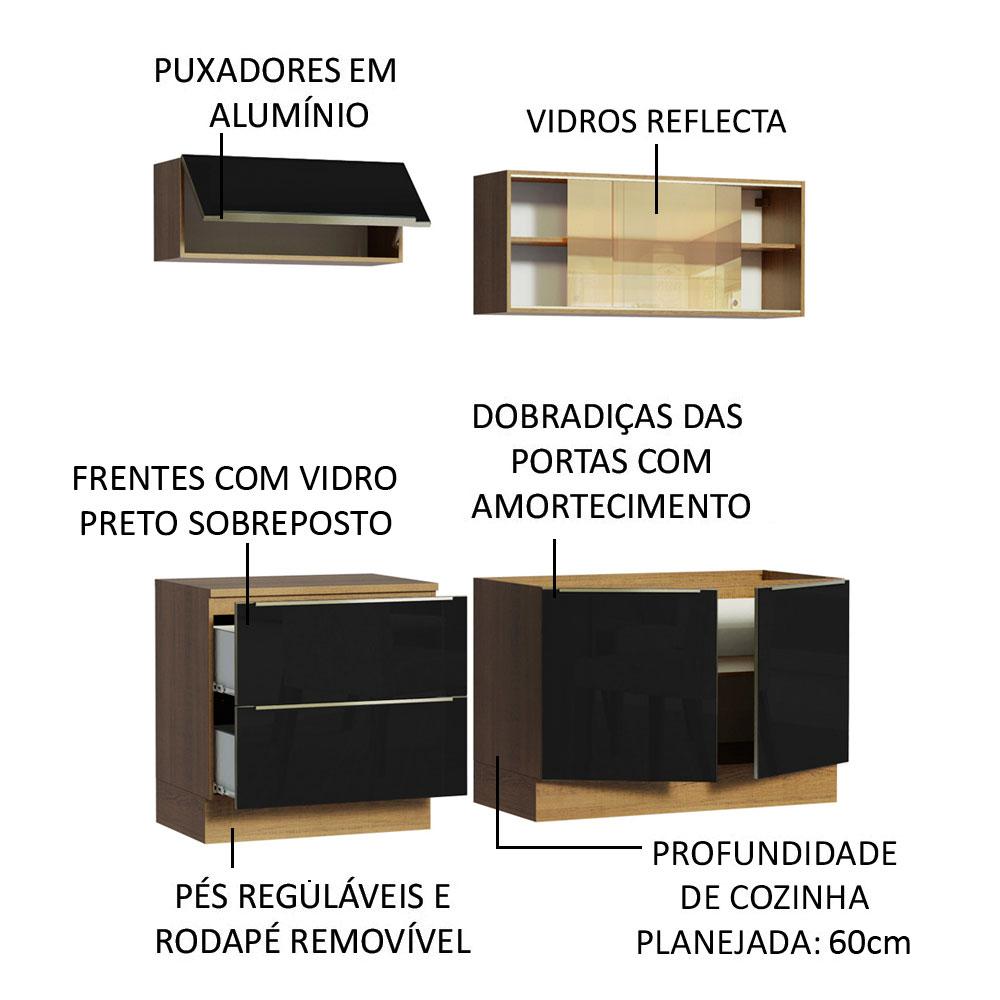 Foto 5 pulgar | Cocina Integral Completa Modular Madesa Lux 200cm Mn 01