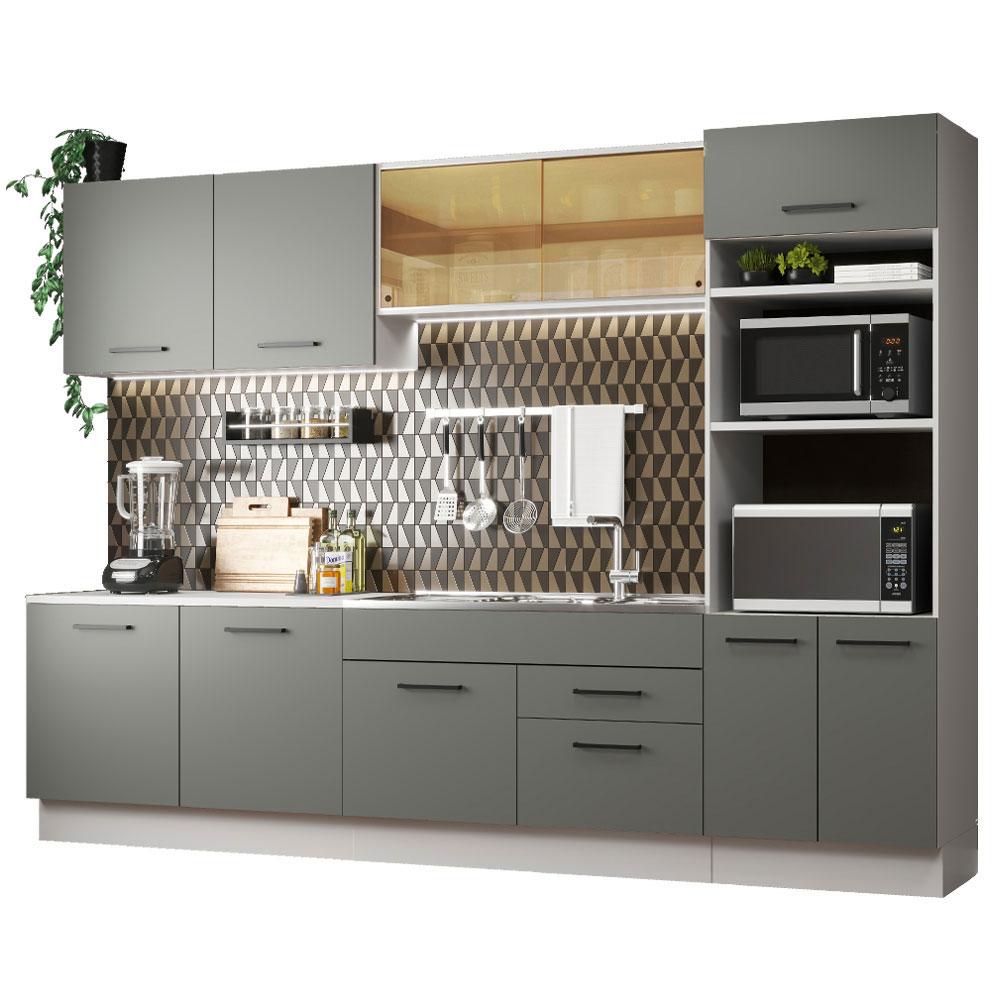 Cocina Integral Completa Modular Madesa Agata 310cm Bg 01