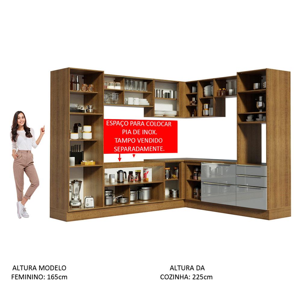 Foto 5 | Cocina Integral Completa Modular Madesa Lux 526cm Mg 01