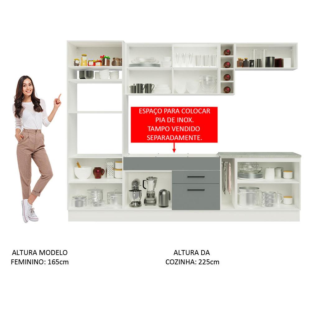 Foto 5 | Cocina Integral Completa Modular Madesa Agata 290cm Bg 02