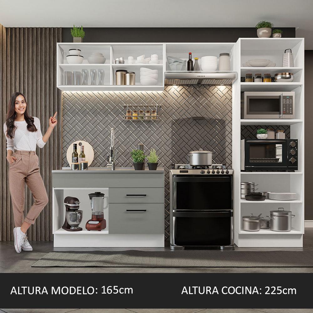 Foto 6 pulgar | Cocina Integral Completa Modular Madesa Agata 270cm Bg 05