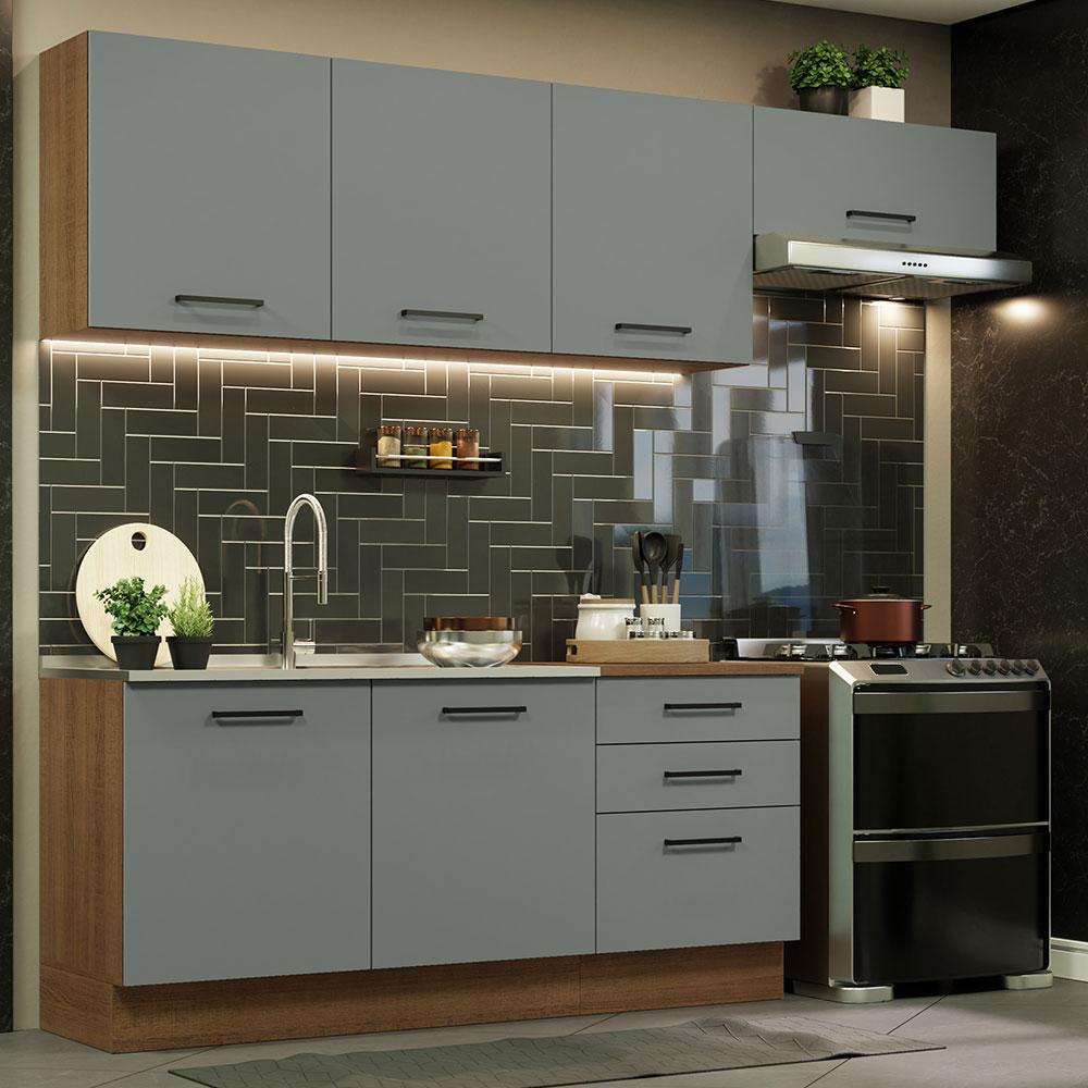 Foto 3 pulgar | Cocina Integral Completa Modular Madesa Agata 260cm Mg 02