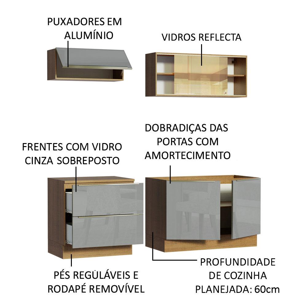 Foto 5 pulgar | Cocina Integral Completa Modular Madesa Lux 200cm Mg 01