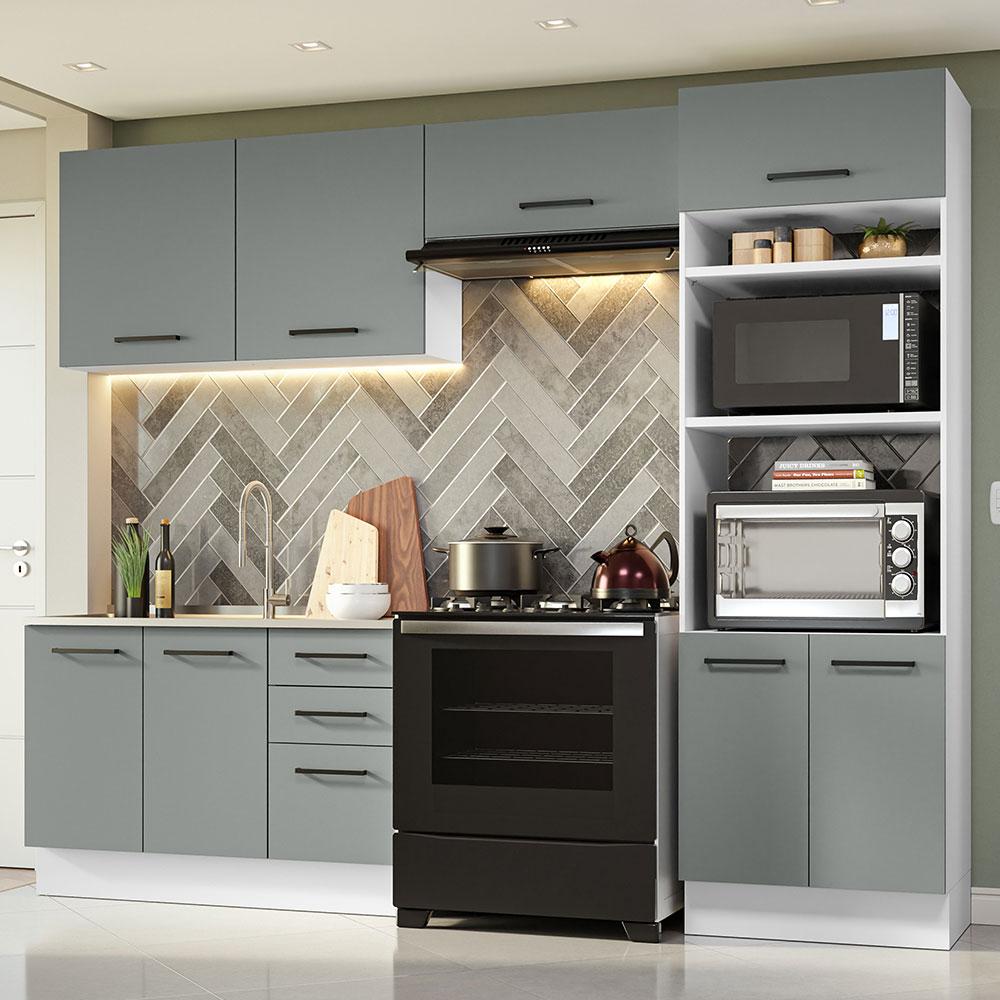 Cocina Integral Completa Modular Madesa Agata 270cm Bg 08