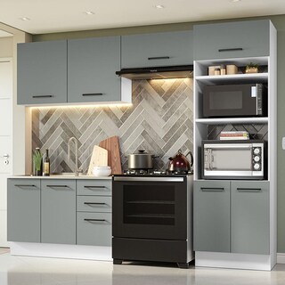 Foto 1 | Cocina Integral Completa Modular Madesa Agata 270cm Bg 08