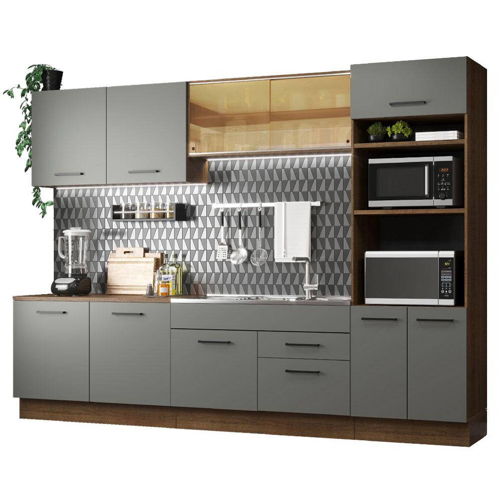 Cocina Integral Completa Modular Madesa Agata 310cm Mg 01