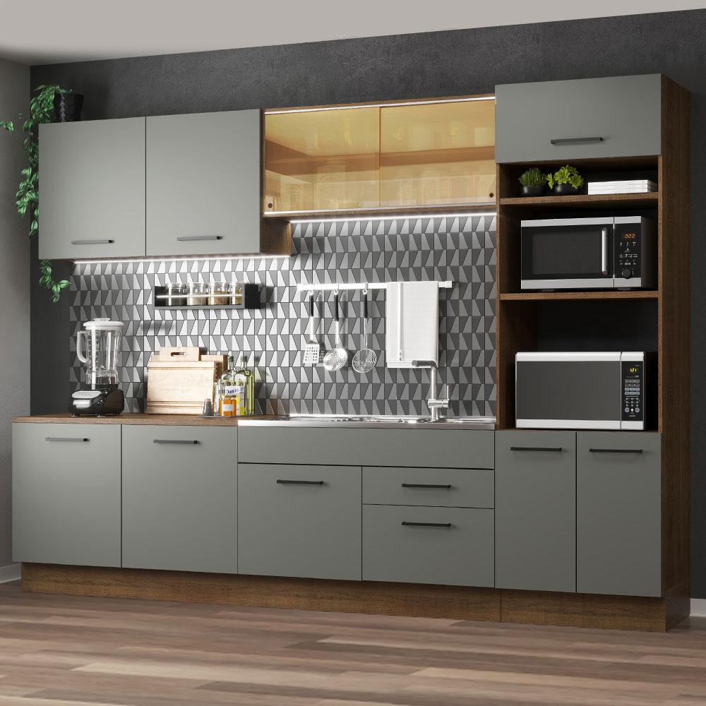 Foto 3 pulgar | Cocina Integral Completa Modular Madesa Agata 310cm Mg 01