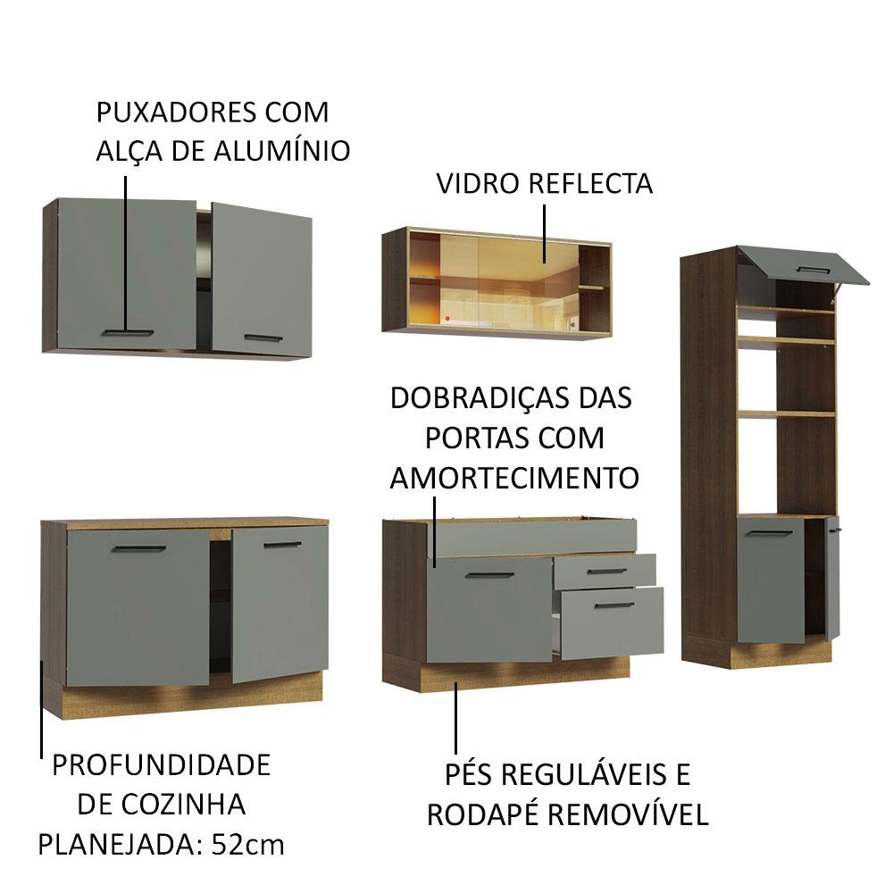 Foto 4 | Cocina Integral Completa Modular Madesa Agata 310cm Mg 01
