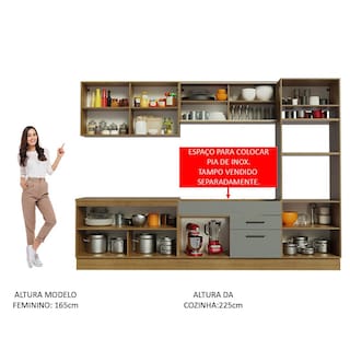Foto 5 | Cocina Integral Completa Modular Madesa Agata 310cm Mg 01