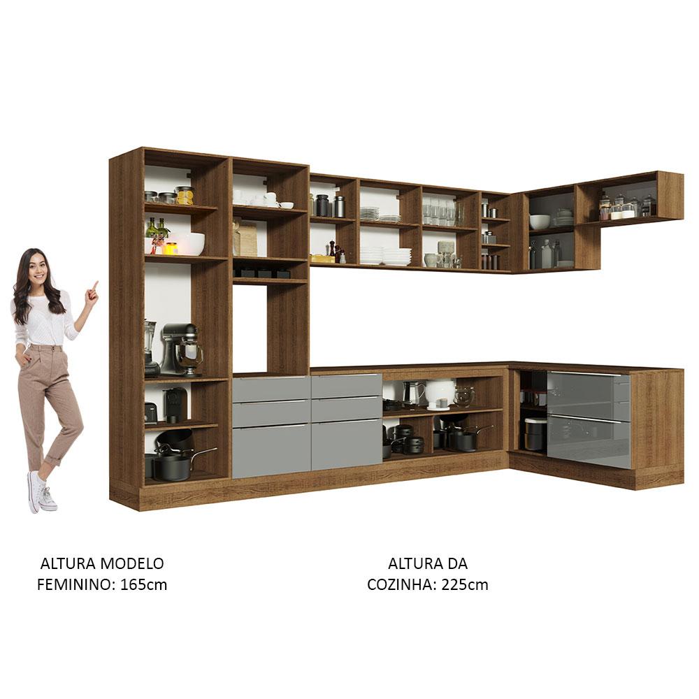 Foto 6 pulgar | Cocina Integral Completa Modular Madesa Lux 546cm Mg 05