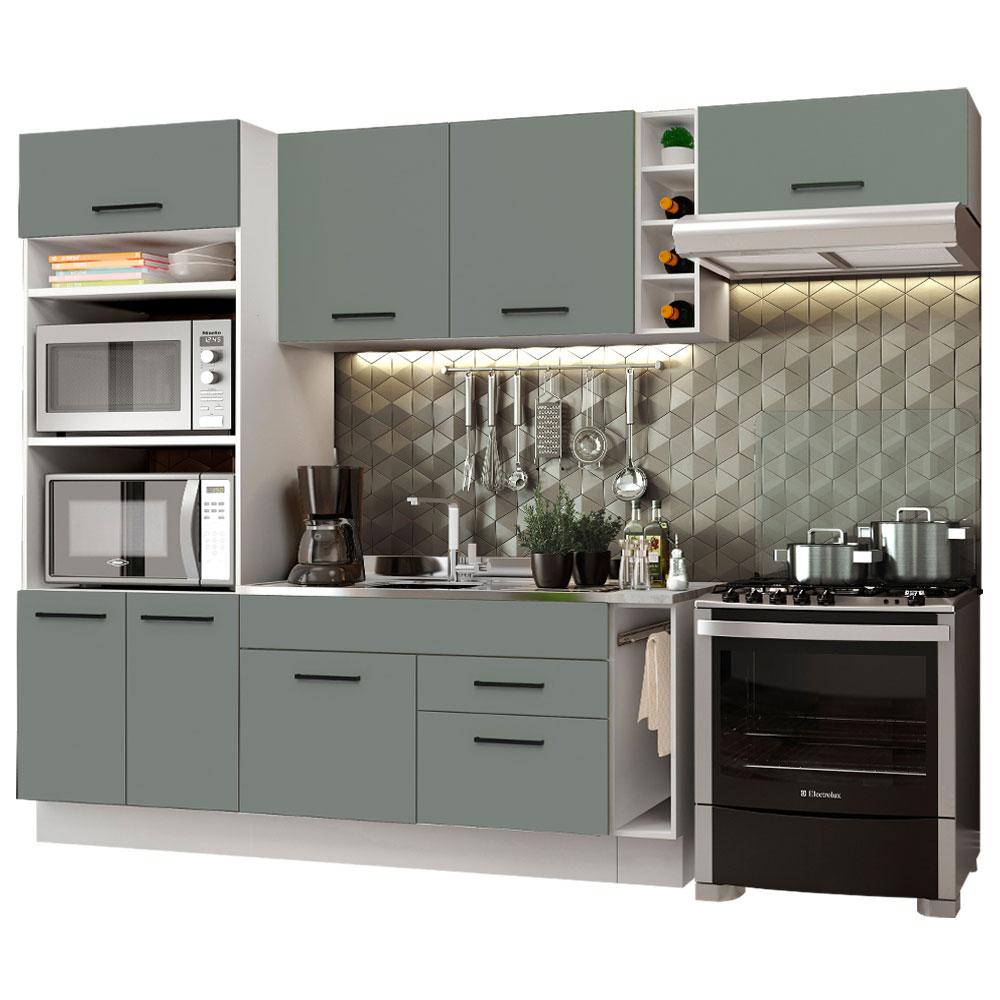 Cocina Integral Completa Modular Madesa Agata 290cm Bg 04