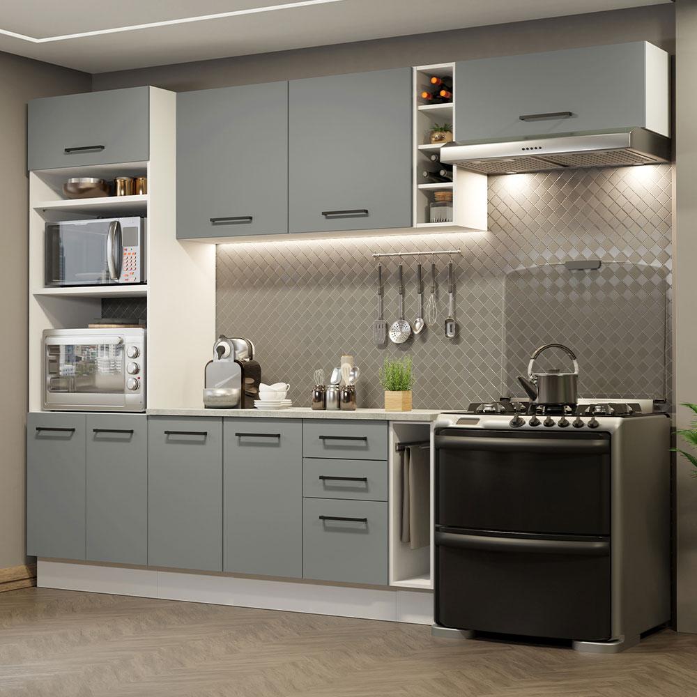 Foto 3 pulgar | Cocina Integral Completa Modular Madesa Agata 290cm Bg 07
