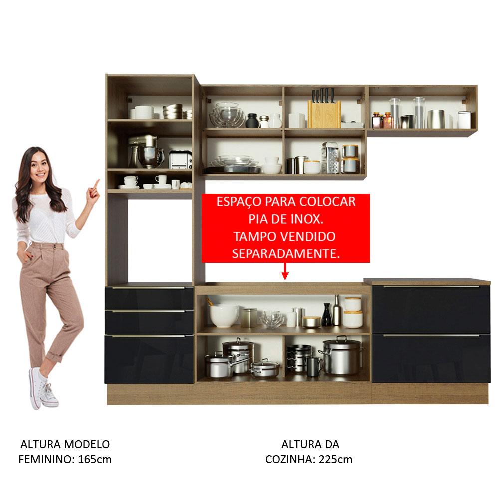 Foto 5 | Cocina Integral Completa Modular Madesa Lux 260cm Mn 01