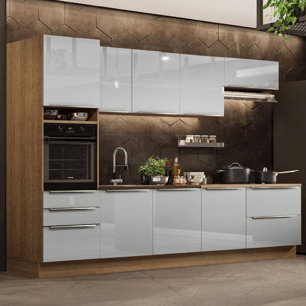 Foto 3 pulgar | Cocina Integral Completa Modular Madesa Lux 320cm Mg 04