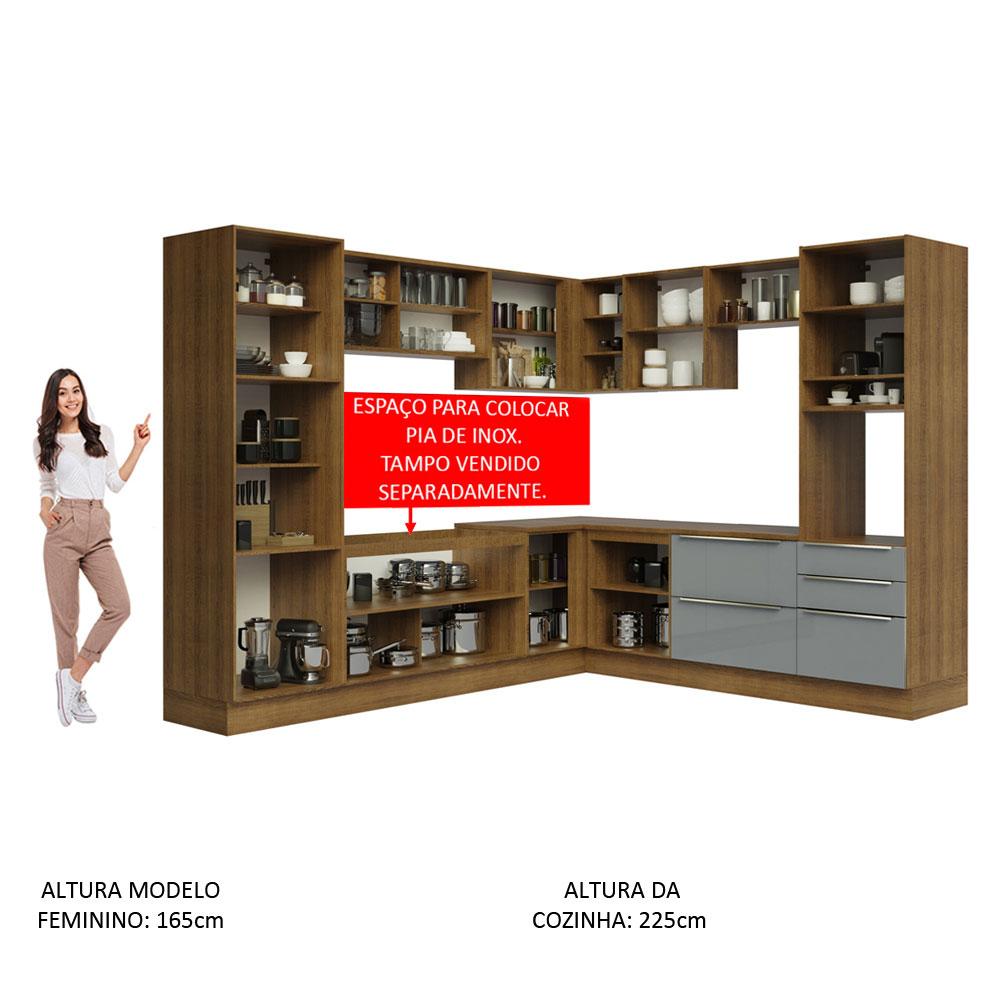 Foto 5 | Cocina Integral Completa Modular Madesa Lux 546cm Mg 01
