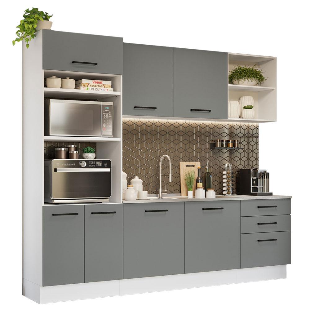 Foto 2 pulgar | Cocina Integral Completa Modular Madesa Agata 250cm Bg 01