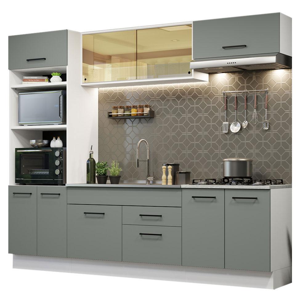 Cocina Integral Completa Modular Madesa Agata 270cm Bg