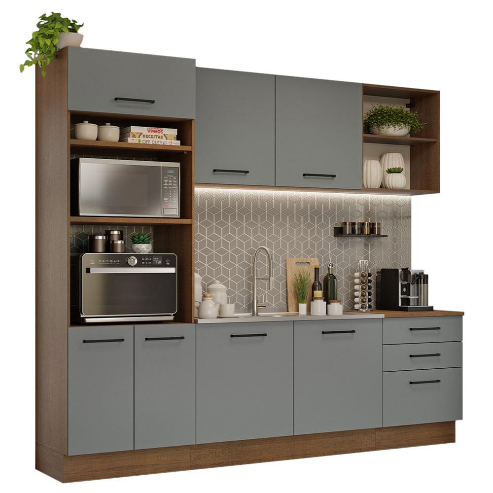 Cocina Integral Completa Modular Madesa Agata 250cm Mg 01