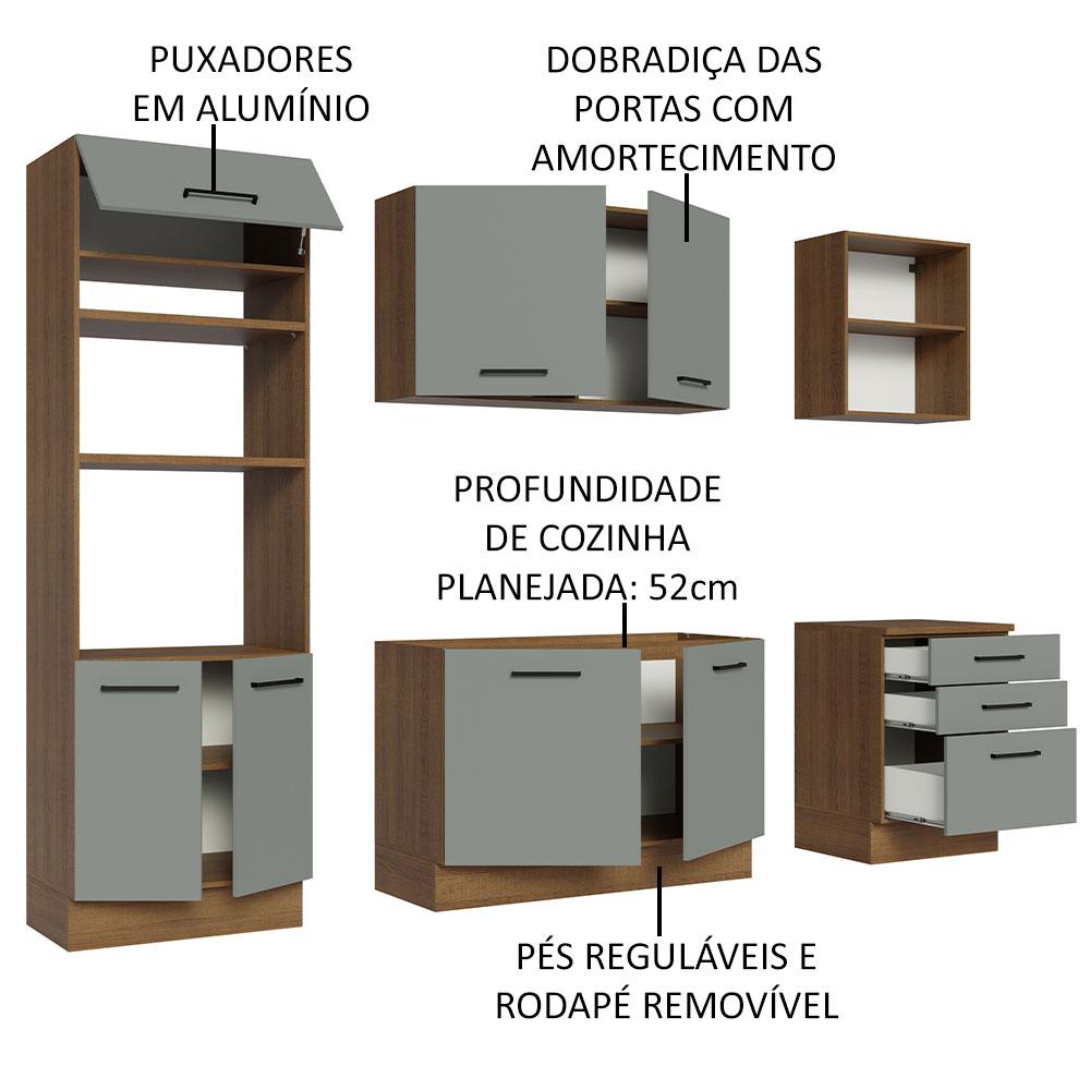 Foto 4 | Cocina Integral Completa Modular Madesa Agata 250cm Mg 01