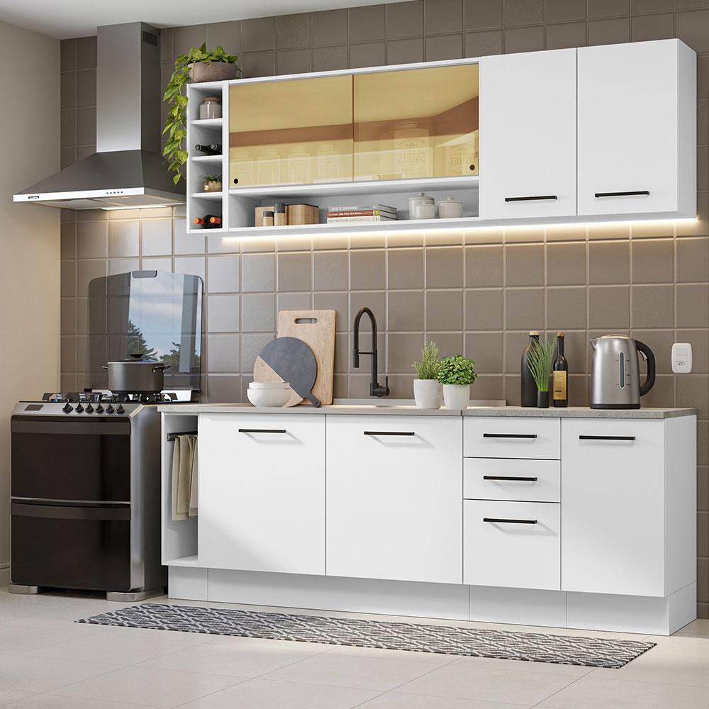 Foto 2 | Cocina Integral Completa Modular Madesa Agata 220cm Bb 01