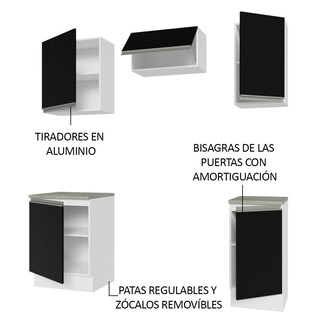 Foto 4 | Cocina Integral Completa Modular Madesa Glamy 160cm Bn 07
