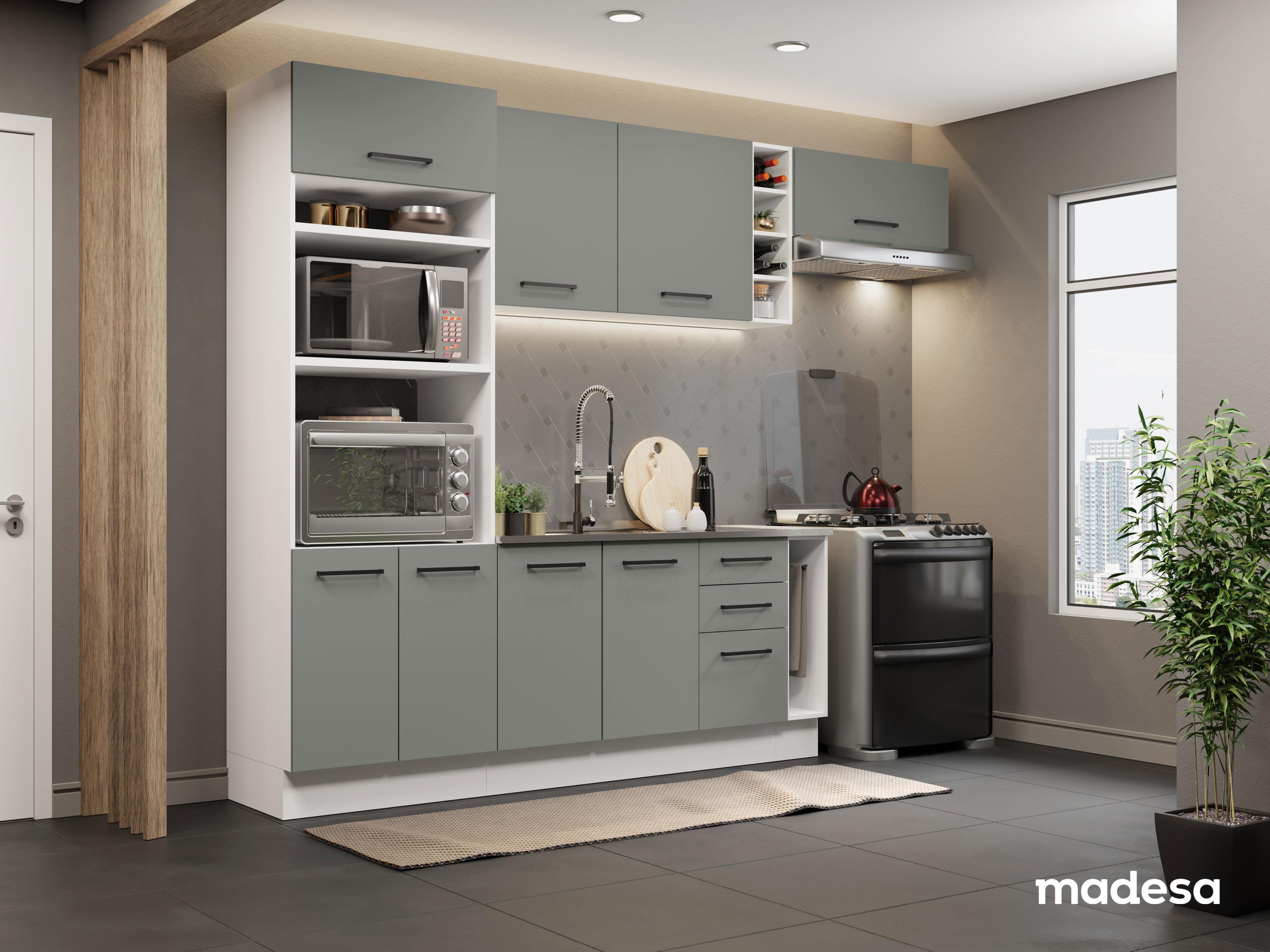 Foto 7 pulgar | Cocina Integral Completa Modular Madesa Agata 290cm Bg 03