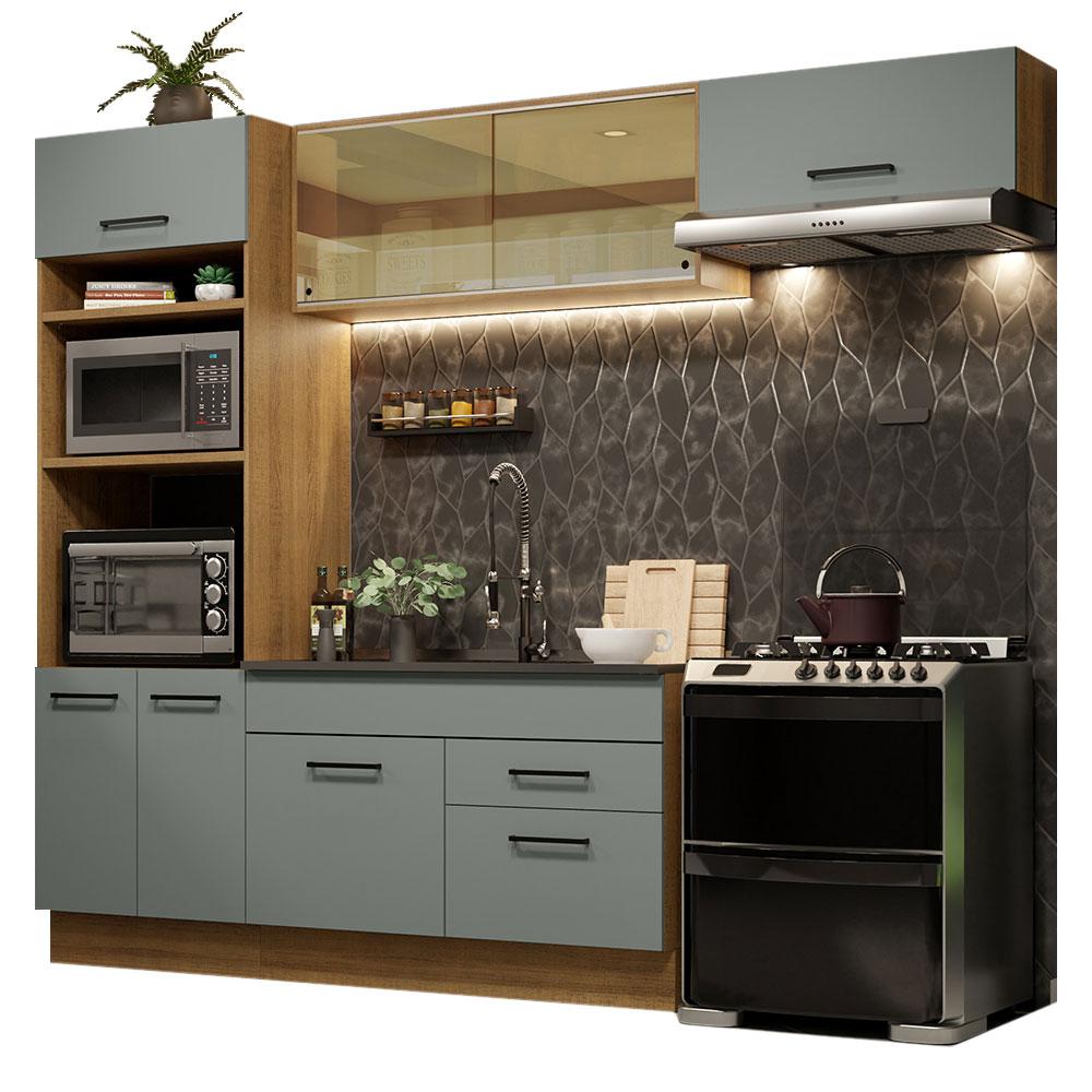 Foto 2 pulgar | Cocina Integral Completa Modular Madesa Agata 270cm Mg 04