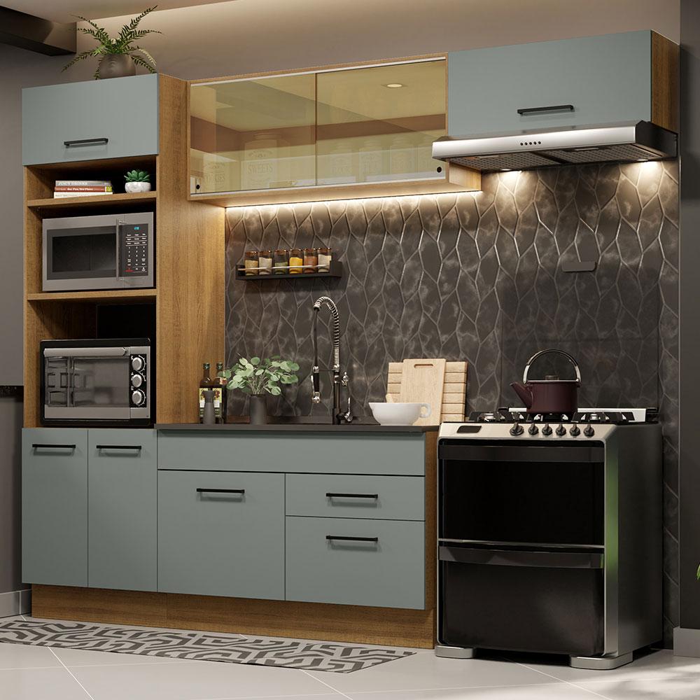 Foto 3 pulgar | Cocina Integral Completa Modular Madesa Agata 270cm Mg 04