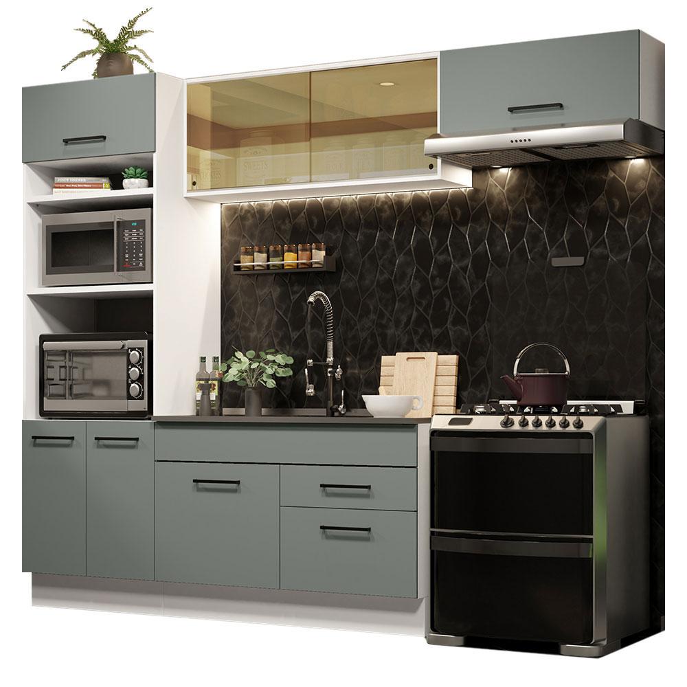 Foto 2 pulgar | Cocina Integral Completa Modular Madesa Agata 270cm Bg 01