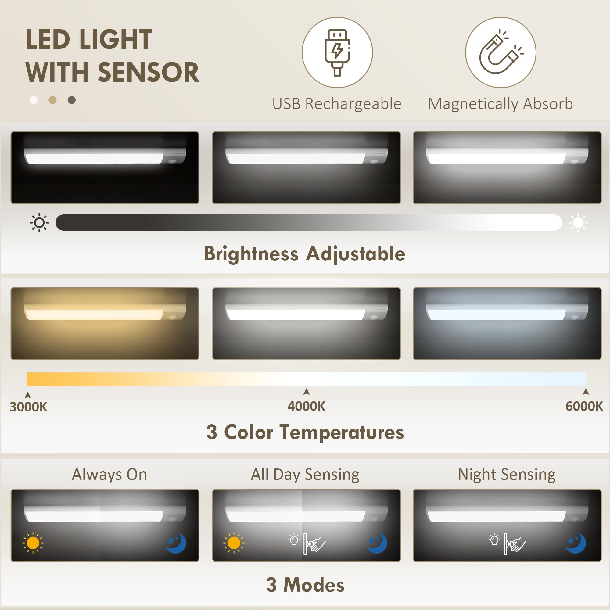 Foto 4 | Armario De Cocina Homcom 71 Con Sensor De Movimiento, Luz Negra - Venta Internacional.