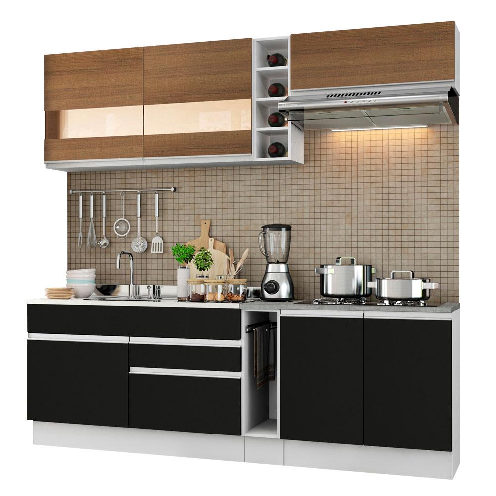 Cocina Integral Completa Modular Madesa Glamy 220cm Nm 15