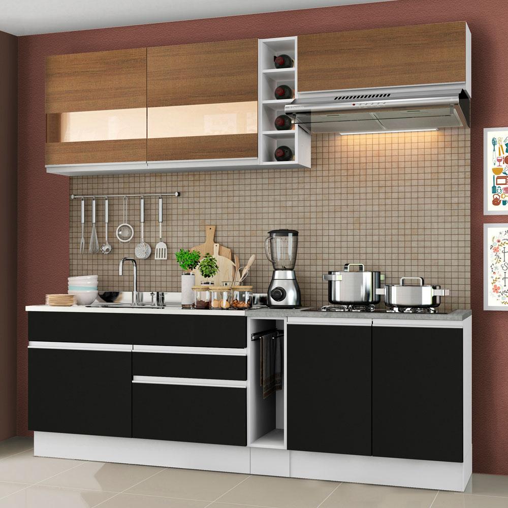 Foto 3 pulgar | Cocina Integral Completa Modular Madesa Glamy 220cm Nm 15