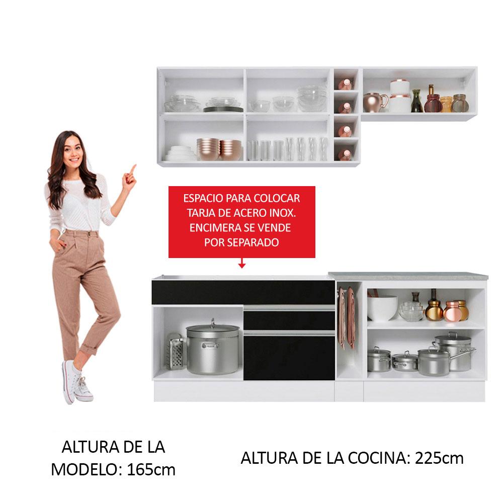 Foto 6 pulgar | Cocina Integral Completa Modular Madesa Glamy 220cm Nm 15