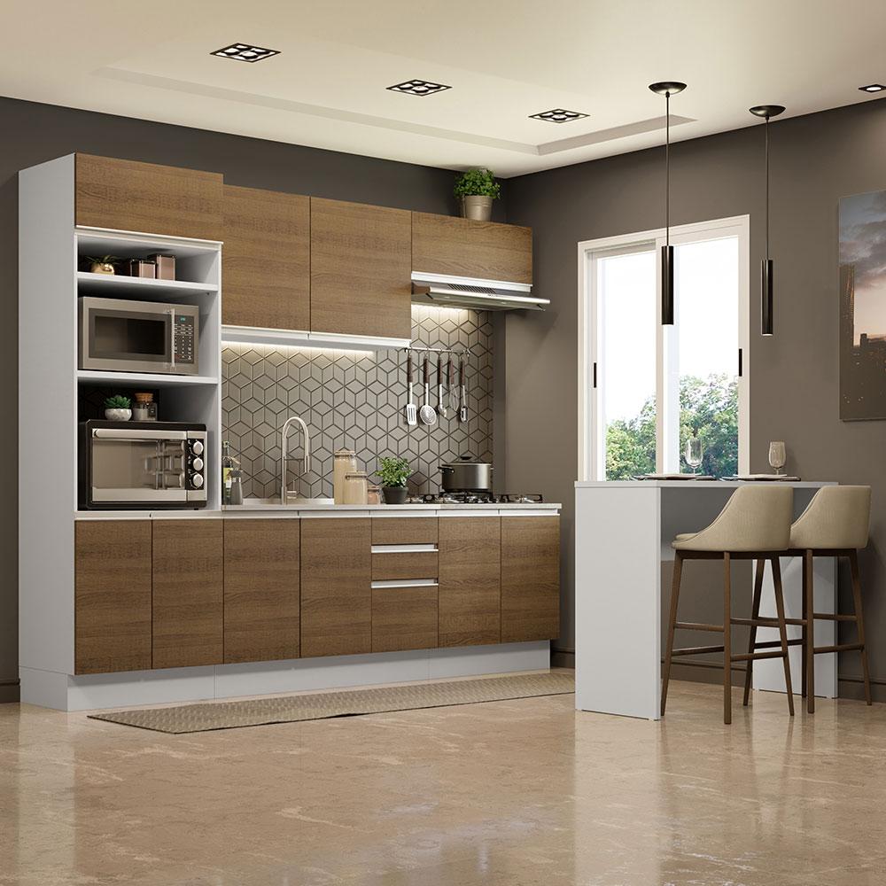 Foto 3 pulgar | Cocina Integral Completa Modular Madesa Glamy 315cm Bm 02