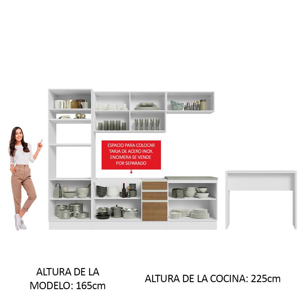 Foto 7 pulgar | Cocina Integral Completa Modular Madesa Glamy 315cm Bm 02