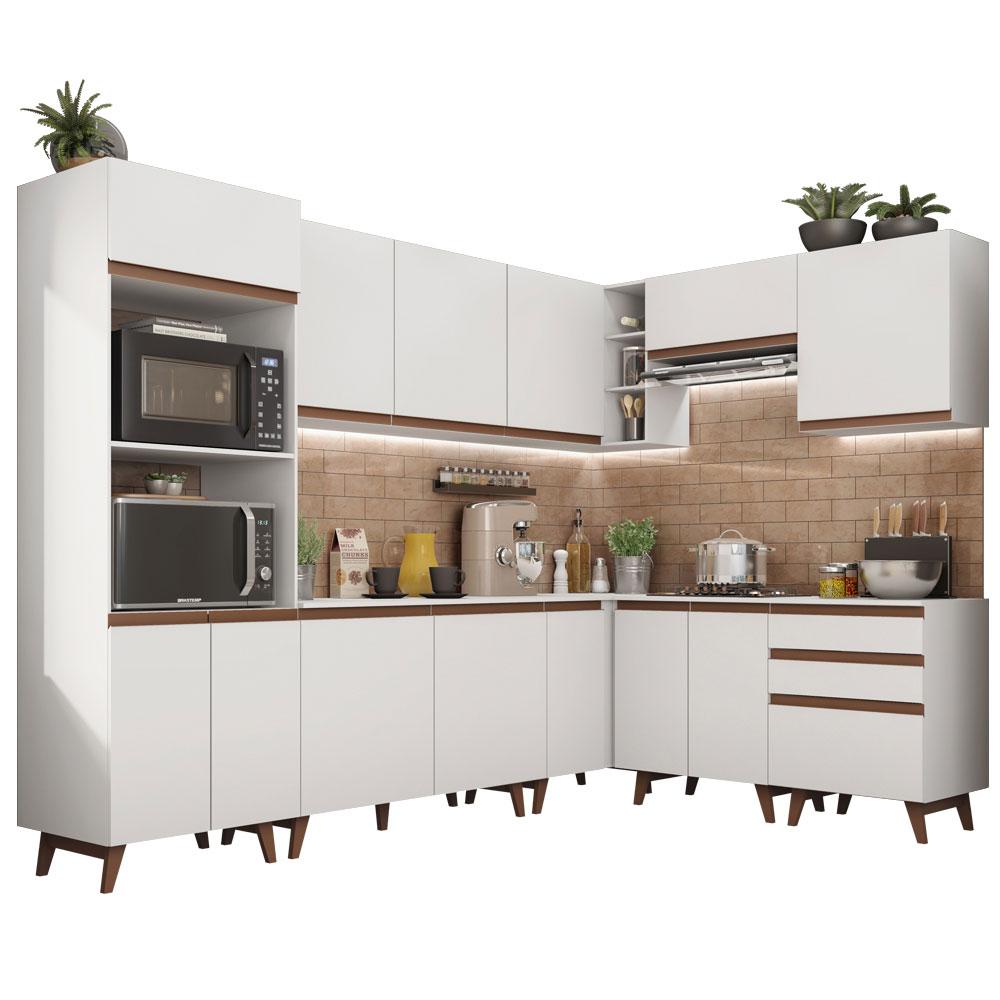 Foto 3 pulgar | Cocina Integral Completa Modular Madesa Reims 462cm Bb 01