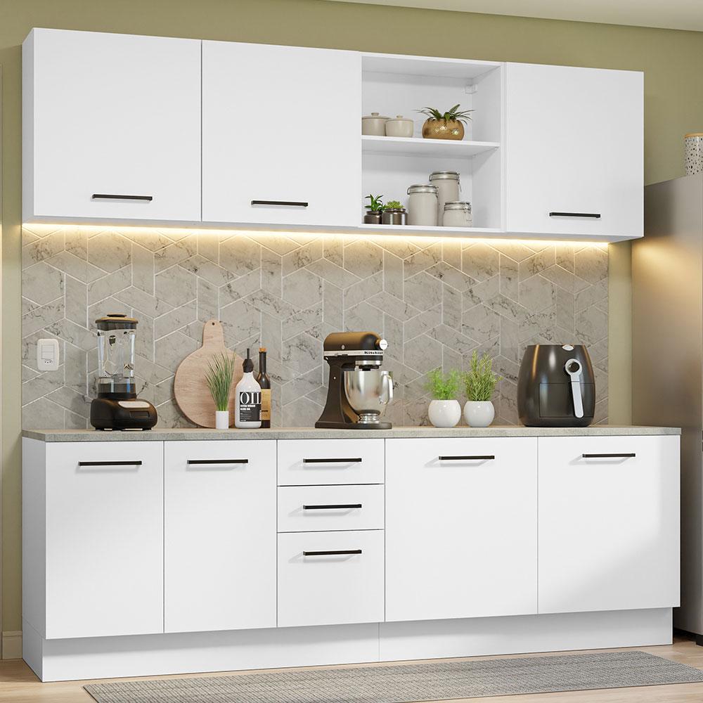 Foto 2 pulgar | Cocina Integral Completa Modular Madesa Agata 240cm Bb 02