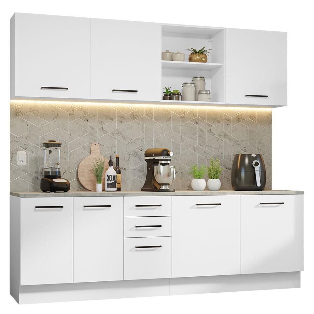 Foto 3 pulgar | Cocina Integral Completa Modular Madesa Agata 240cm Bb 02