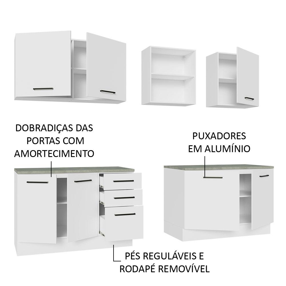 Foto 5 pulgar | Cocina Integral Completa Modular Madesa Agata 240cm Bb 02