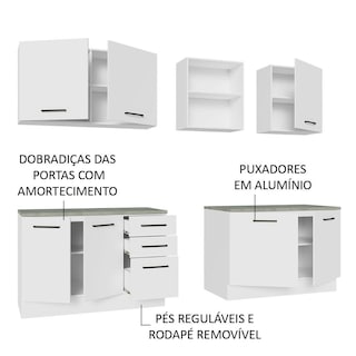Foto 4 | Cocina Integral Completa Modular Madesa Agata 240cm Bb 02