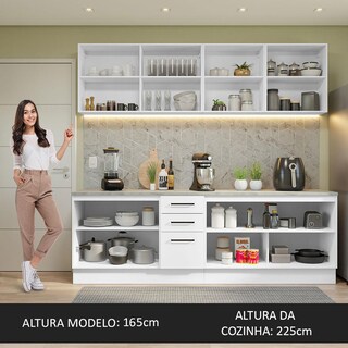 Foto 5 | Cocina Integral Completa Modular Madesa Agata 240cm Bb 02