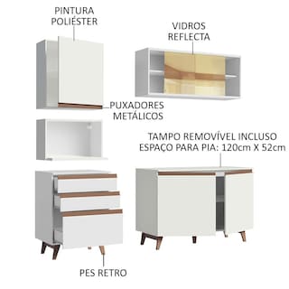 Foto 4 | Cocina Integral Completa Modular Madesa Reims 180cm Bb 02