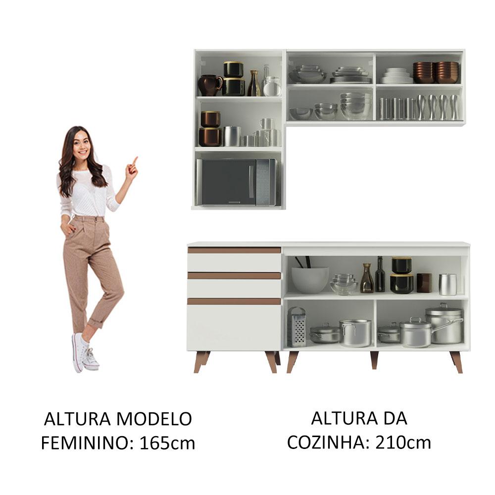 Foto 6 pulgar | Cocina Integral Completa Modular Madesa Reims 180cm Bb 02