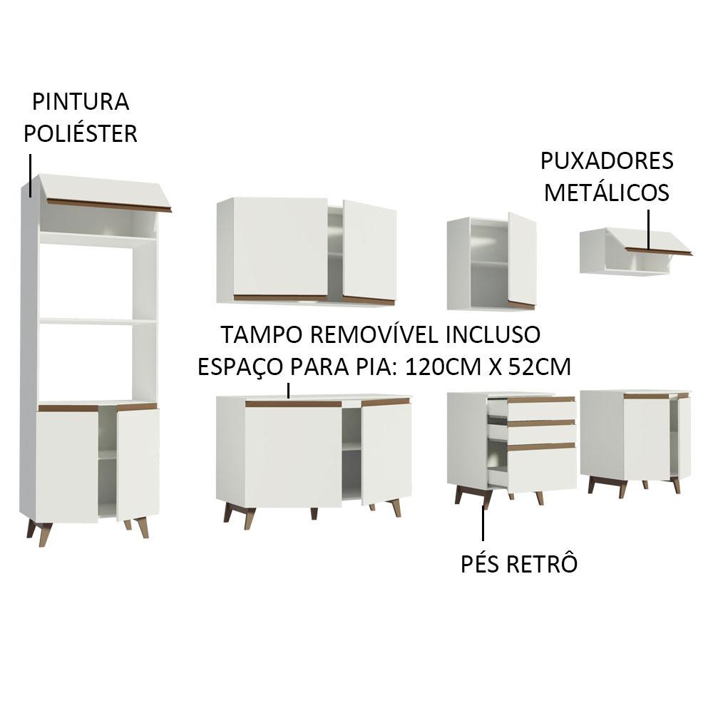 Foto 5 pulgar | Cocina Integral Completa Modular Madesa Reims 320cm Bb 02
