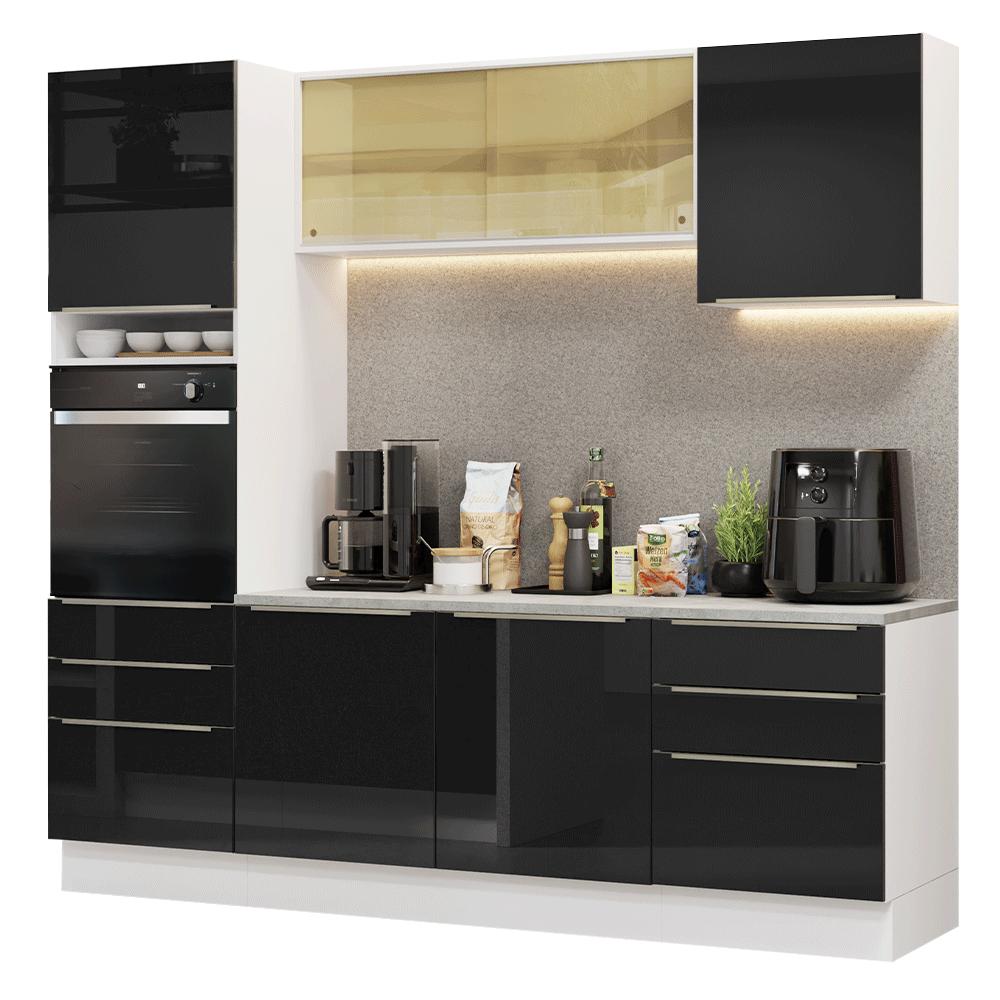 Cocina Integral Completa Modular Madesa Lux 240cm Bn 02