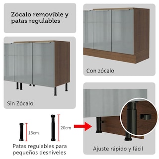 Foto 7 | Cocina Integral Completa Modular Madesa Lux 240cm Mg 08