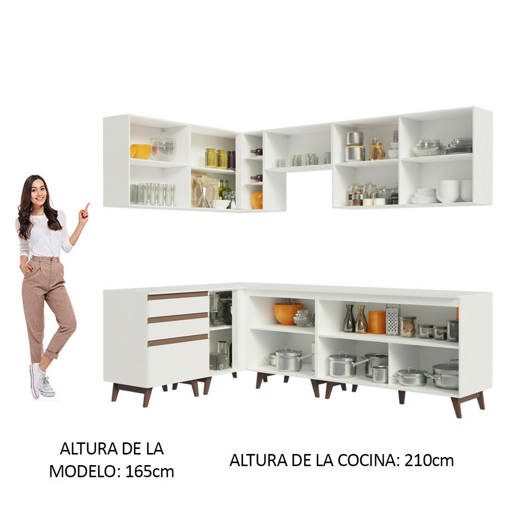 Foto 8 | Cocina Integral Completa Modular Madesa Reims 392cm Bb 02