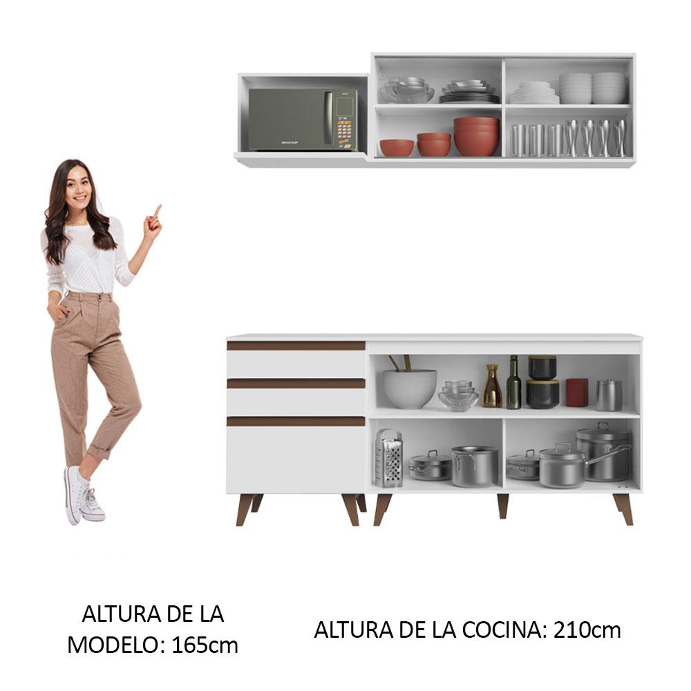 Foto 6 pulgar | Cocina Integral Completa Modular Madesa Reims 180cm Bb 02
