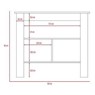 Foto 7 | Mueble de Cocina Excelsior Blanco