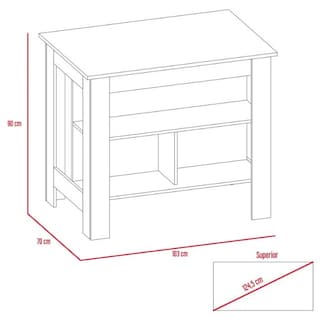 Foto 8 | Mueble de Cocina Excelsior Blanco
